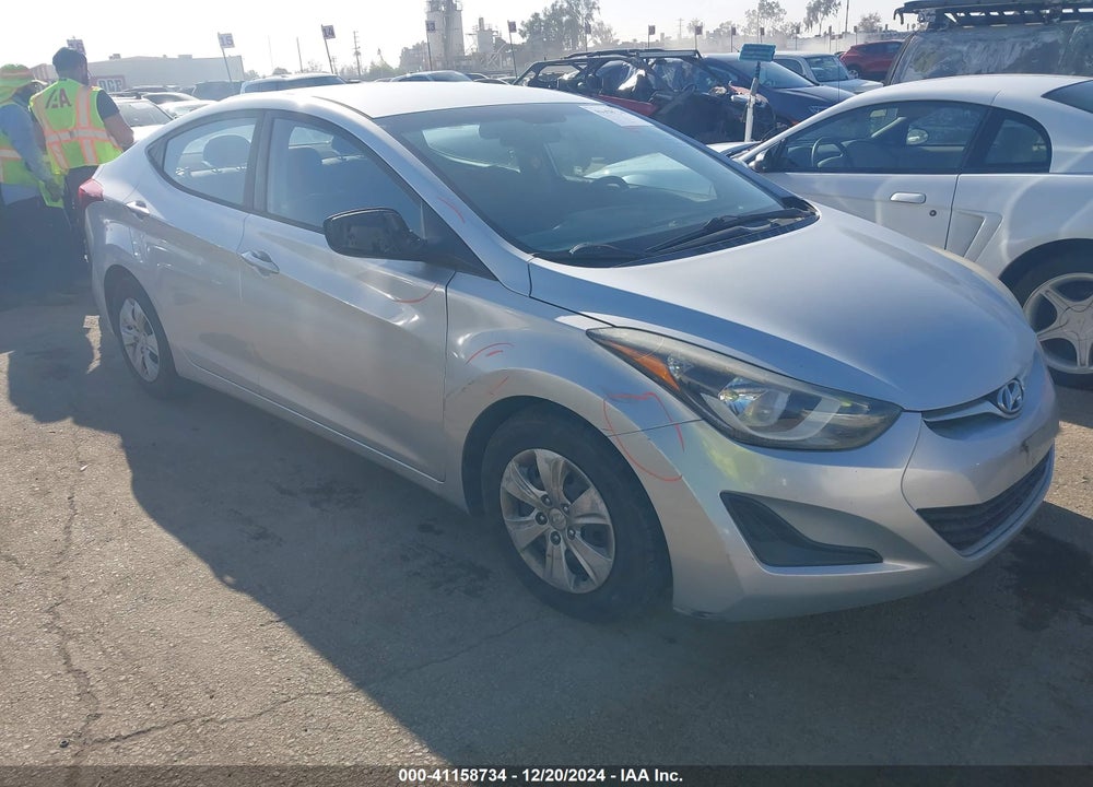 2016 HYUNDAI ELANTRA SE VIN: 5NPDH4AE7GH736054