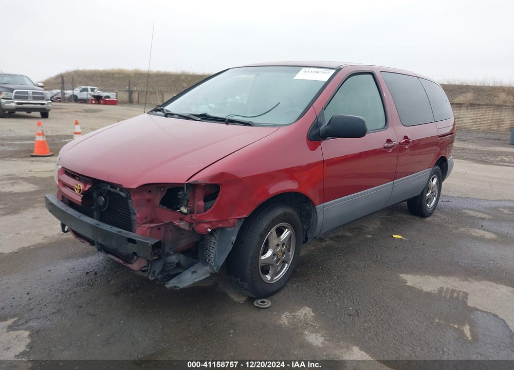 1998 TOYOTA SIENNA LE VIN: 4T3ZF13C4WU008284