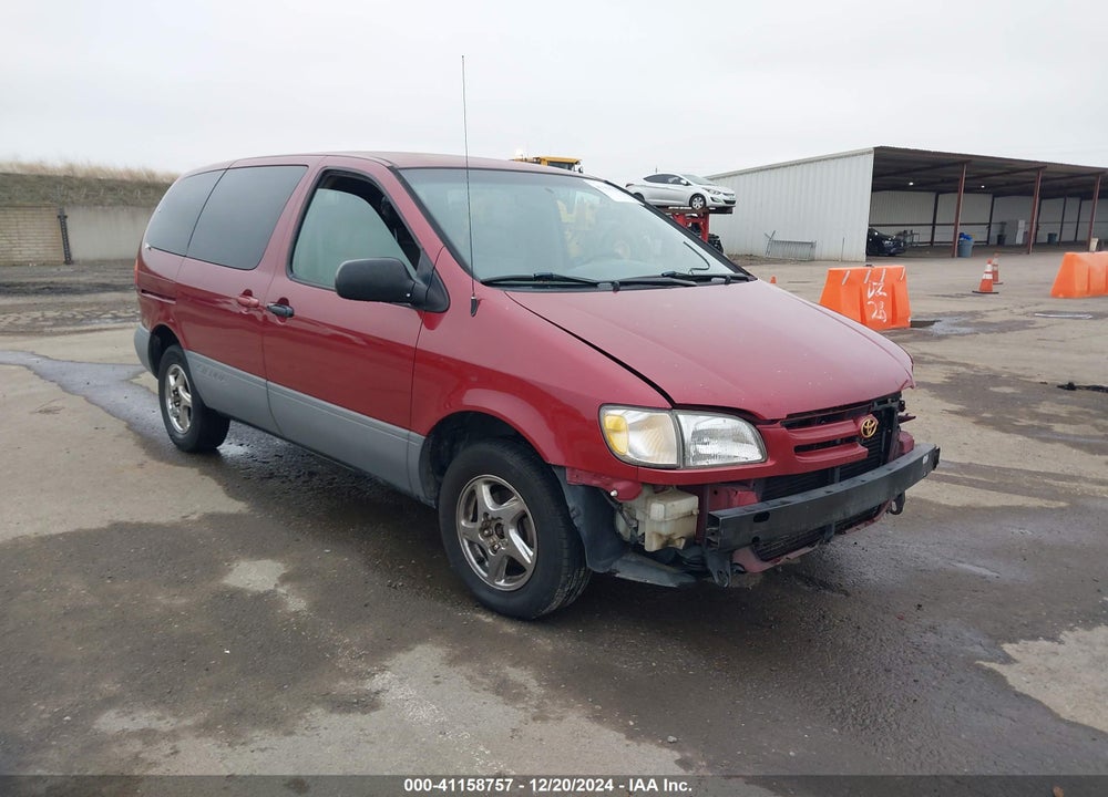 1998 TOYOTA SIENNA LE VIN: 4T3ZF13C4WU008284