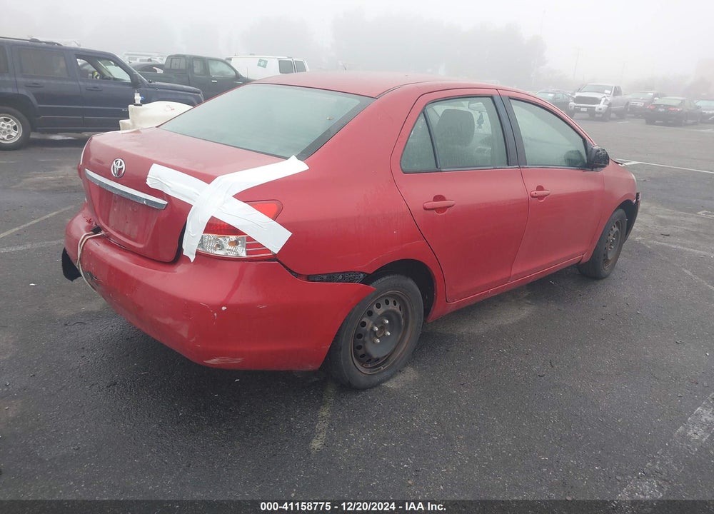 2011 TOYOTA YARIS VIN: JTDBT4K38B4084269