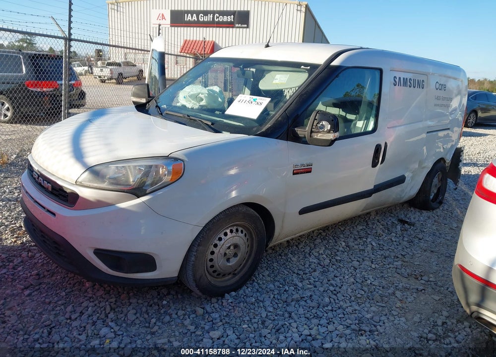 2022 RAM PROMASTER CITY CARGO VAN VIN: ZFBHRFAB3N6Y39451