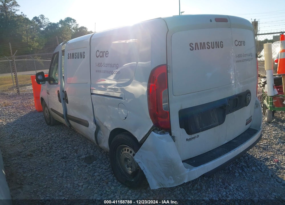2022 RAM PROMASTER CITY CARGO VAN VIN: ZFBHRFAB3N6Y39451