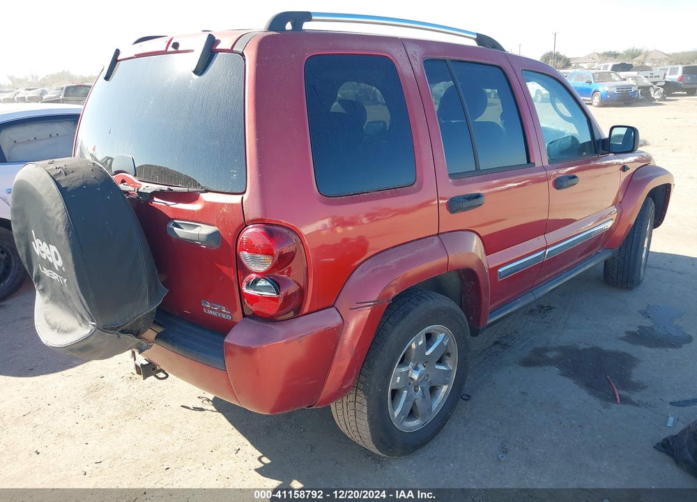 2007 JEEP LIBERTY LIMITED EDITION VIN: 1J4GK58K57W506856