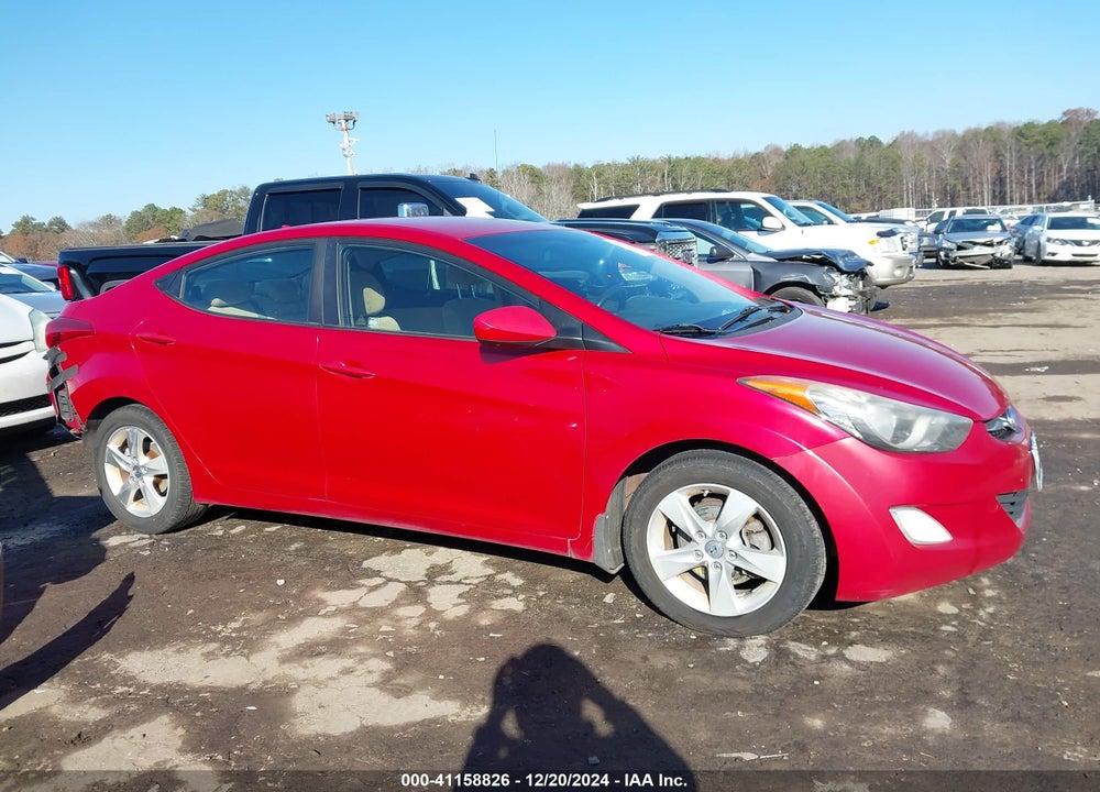 2013 HYUNDAI ELANTRA GLS VIN: KMHDH4AE3DU977591