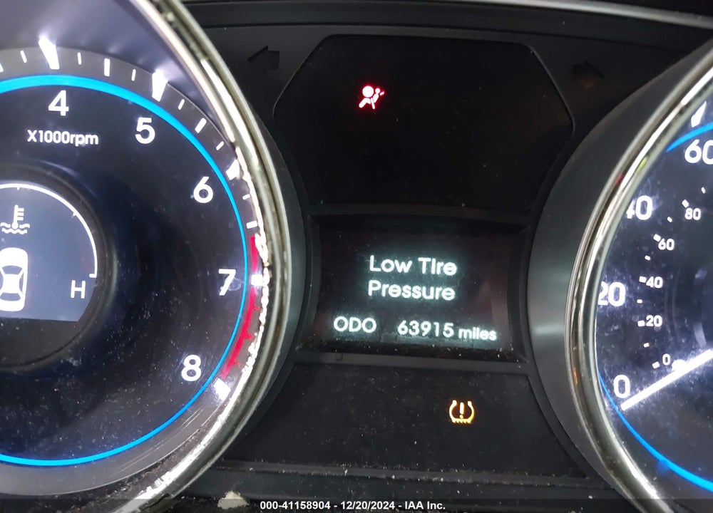 2013 HYUNDAI SONATA GLS VIN: 5NPEB4AC0DH606648