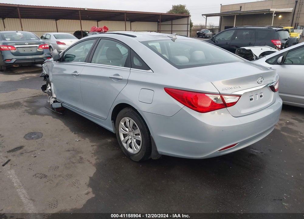 2013 HYUNDAI SONATA GLS VIN: 5NPEB4AC0DH606648