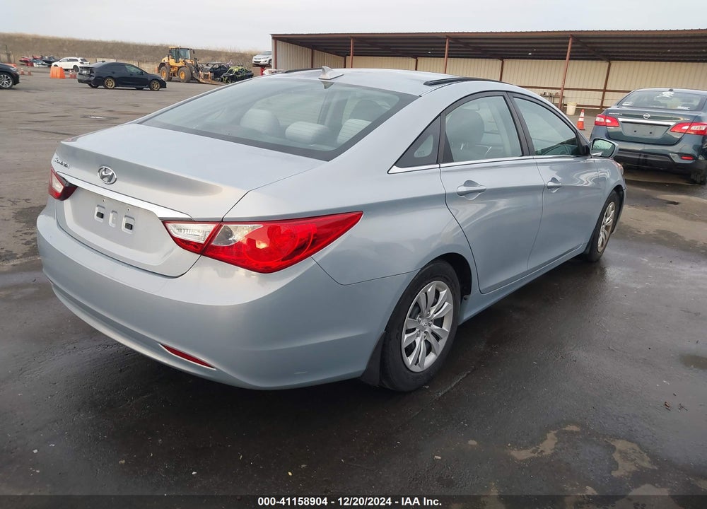 2013 HYUNDAI SONATA GLS VIN: 5NPEB4AC0DH606648