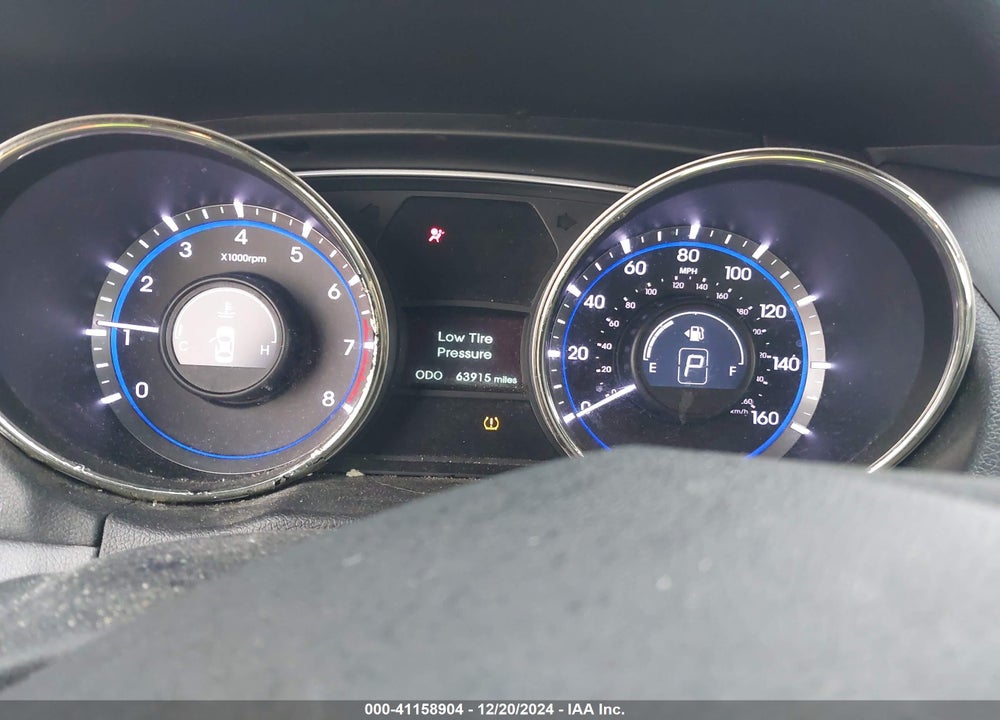 2013 HYUNDAI SONATA GLS VIN: 5NPEB4AC0DH606648