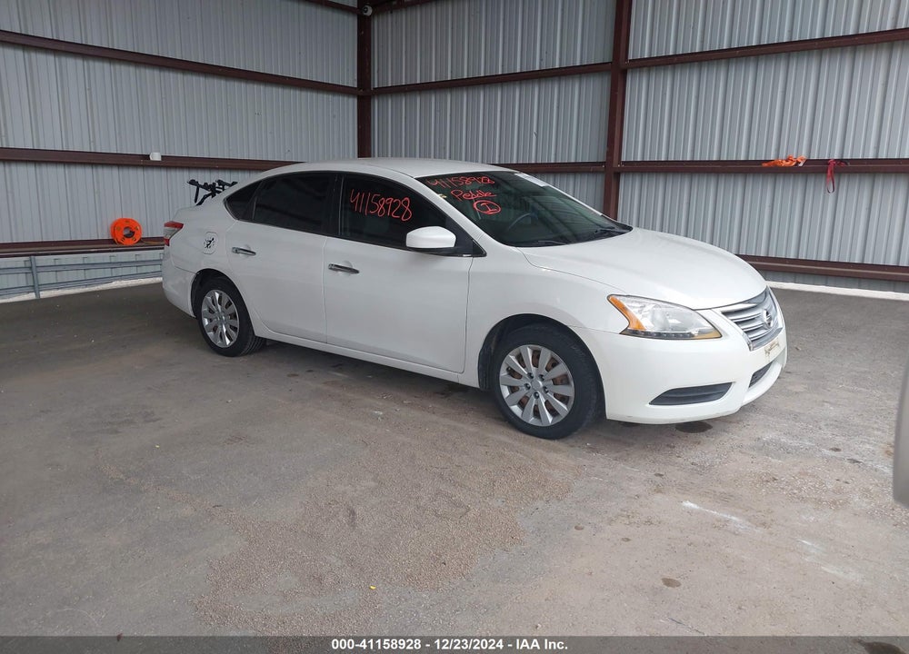 2013 NISSAN SENTRA SV VIN: 3N1AB7AP9DL672279