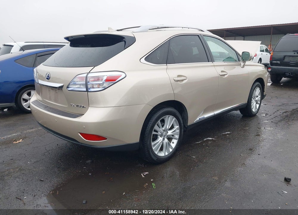 2012 LEXUS RX 450H VIN: JTJBC1BA2C2432543