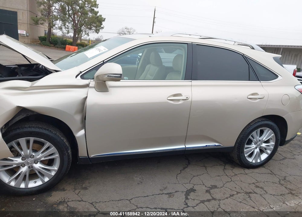 2012 LEXUS RX 450H VIN: JTJBC1BA2C2432543