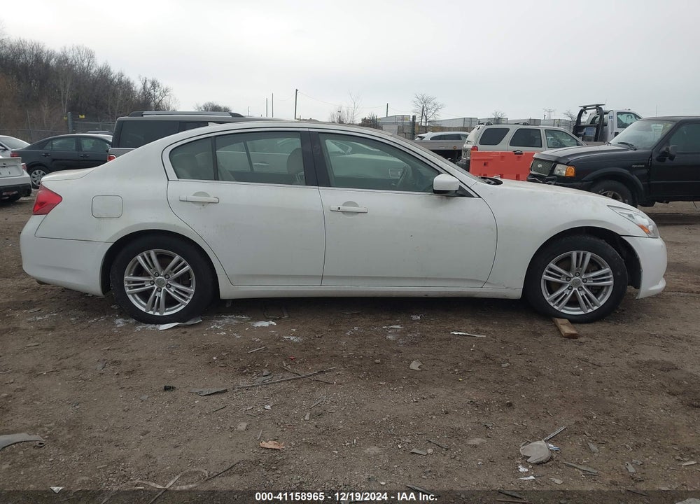 2010 INFINITI G37X VIN: JN1CV6AR2AM253493