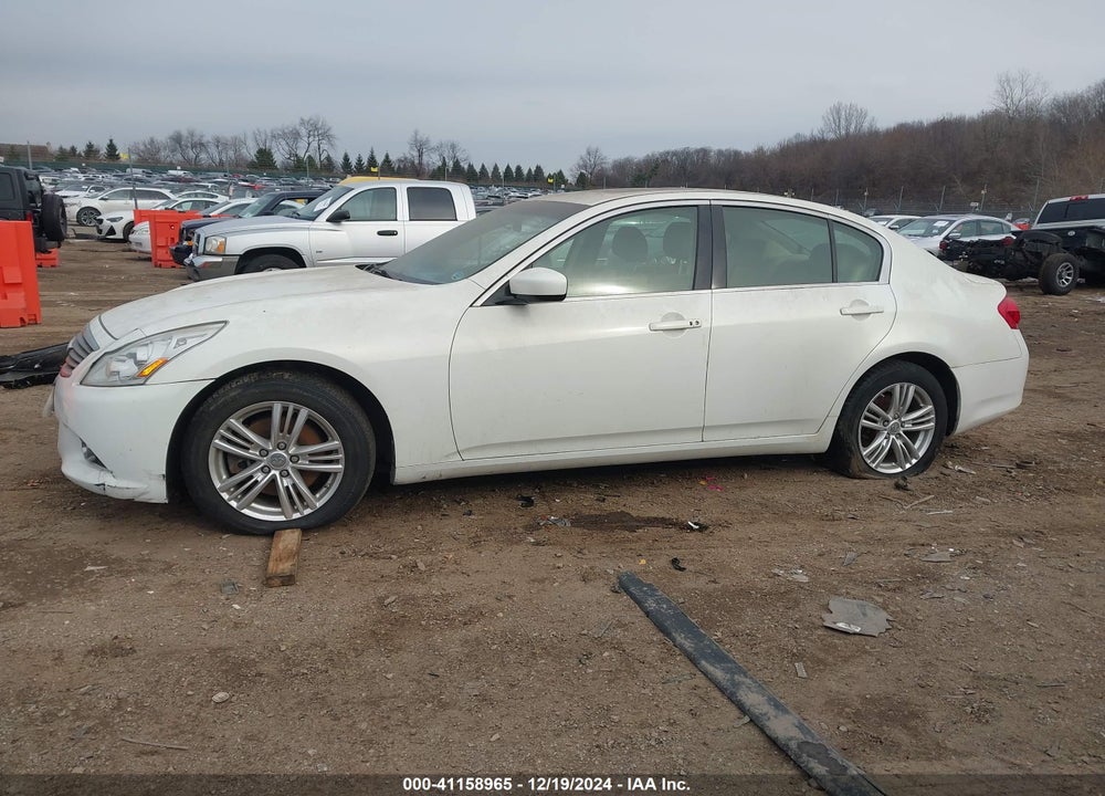 2010 INFINITI G37X VIN: JN1CV6AR2AM253493
