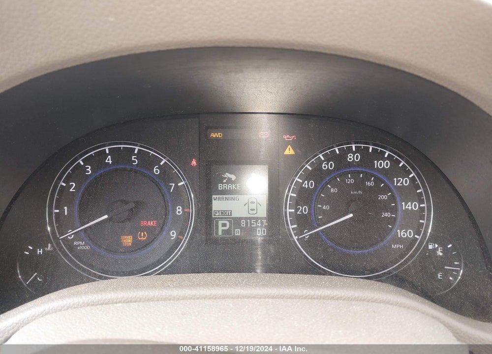 2010 INFINITI G37X VIN: JN1CV6AR2AM253493