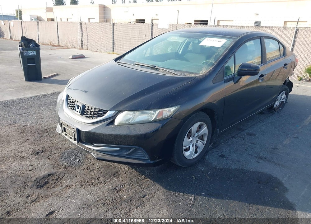 2015 HONDA CIVIC LX VIN: 19XFB2F57FE200974