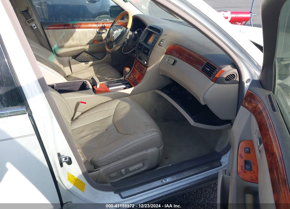 2001 LEXUS LS 430 VIN: JTHBN30F510030918