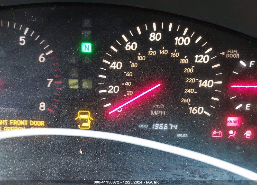2001 LEXUS LS 430 VIN: JTHBN30F510030918