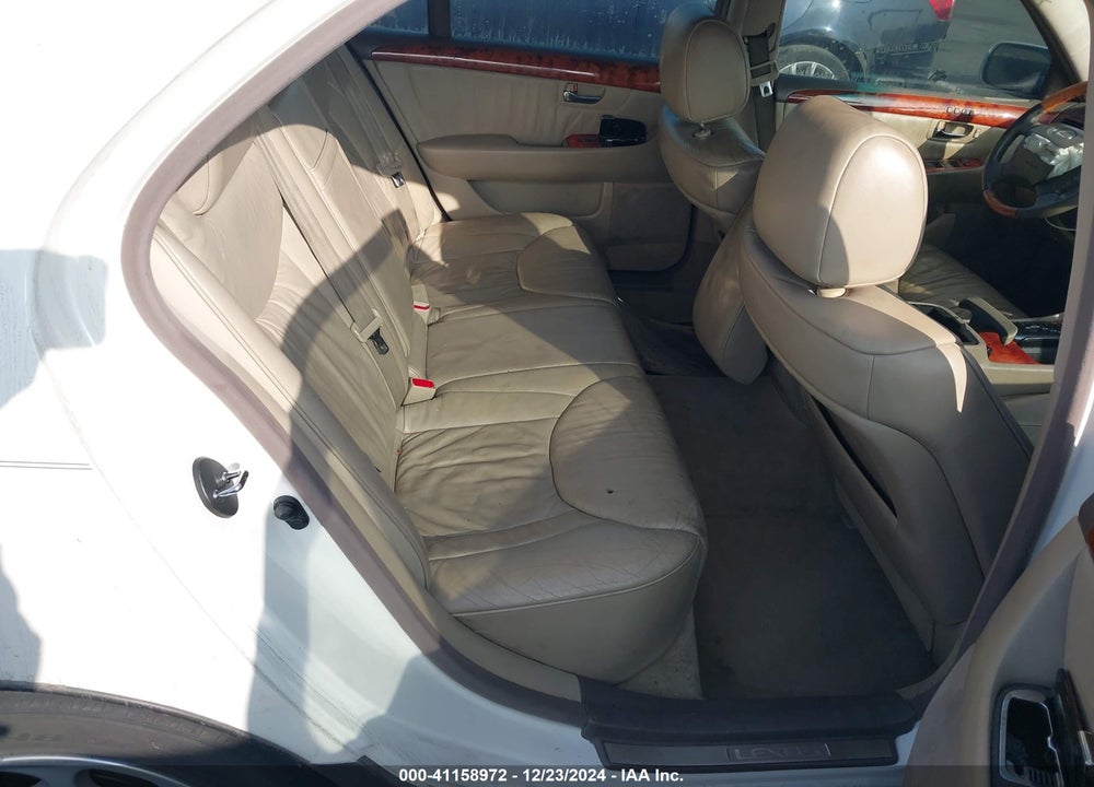 2001 LEXUS LS 430 VIN: JTHBN30F510030918