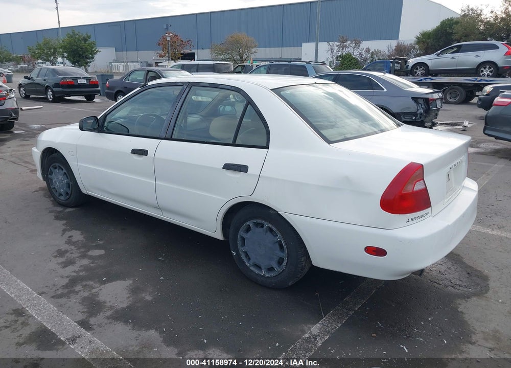 2000 MITSUBISHI MIRAGE VIN: JA3AY26C7YU017939