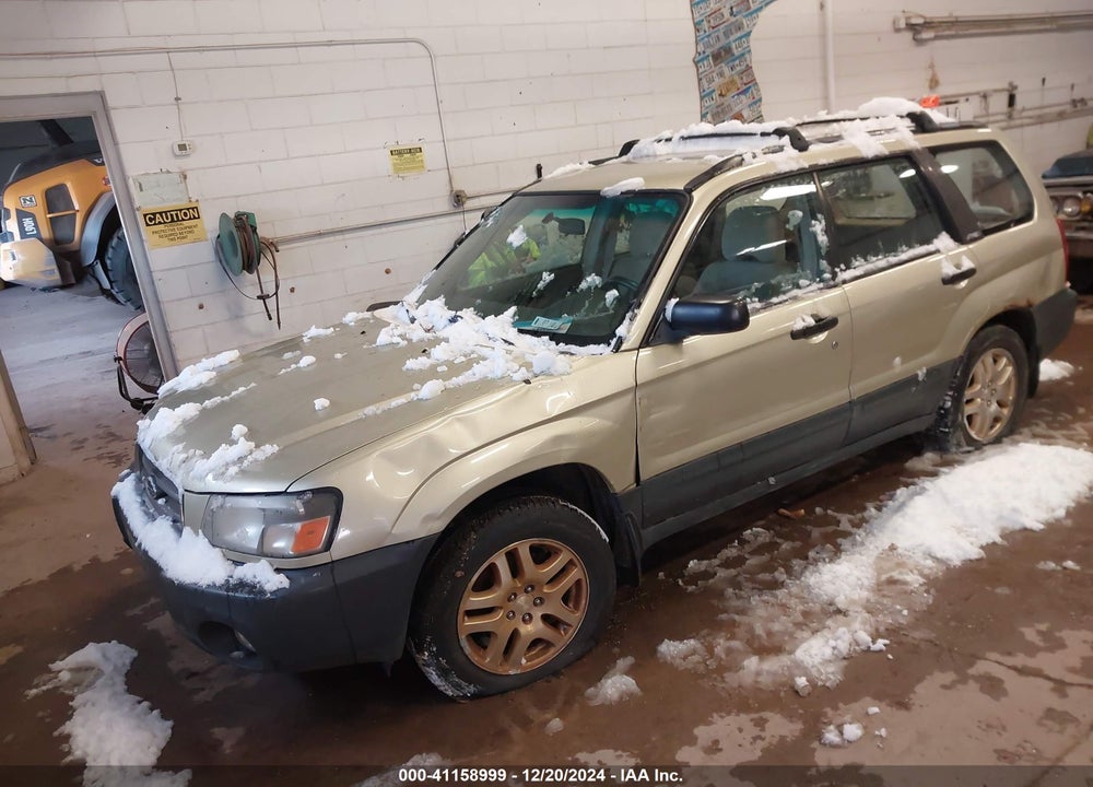 2004 SUBARU FORESTER 2.5X VIN: JF1SG63634G708284