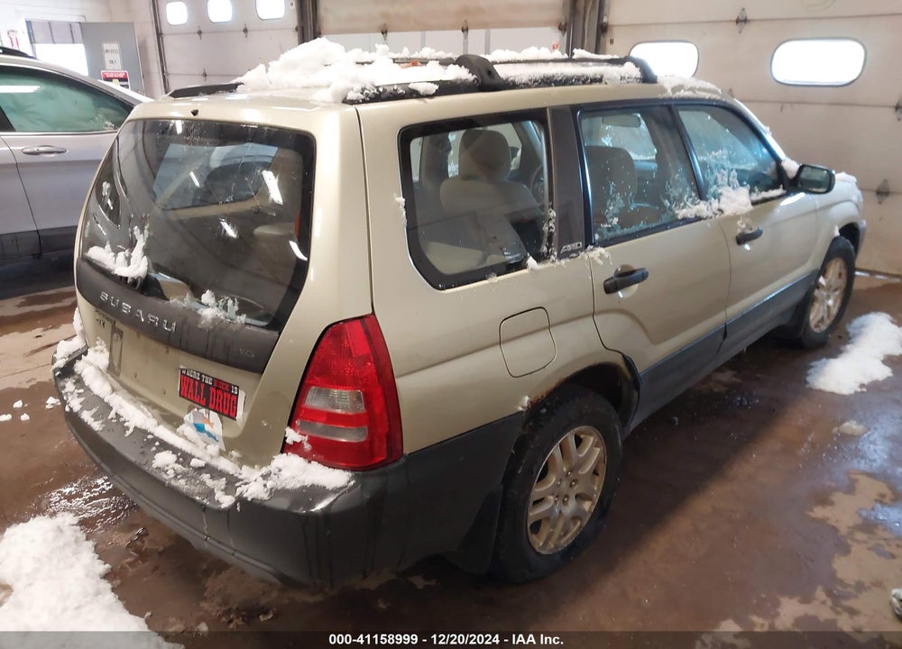 2004 SUBARU FORESTER 2.5X VIN: JF1SG63634G708284