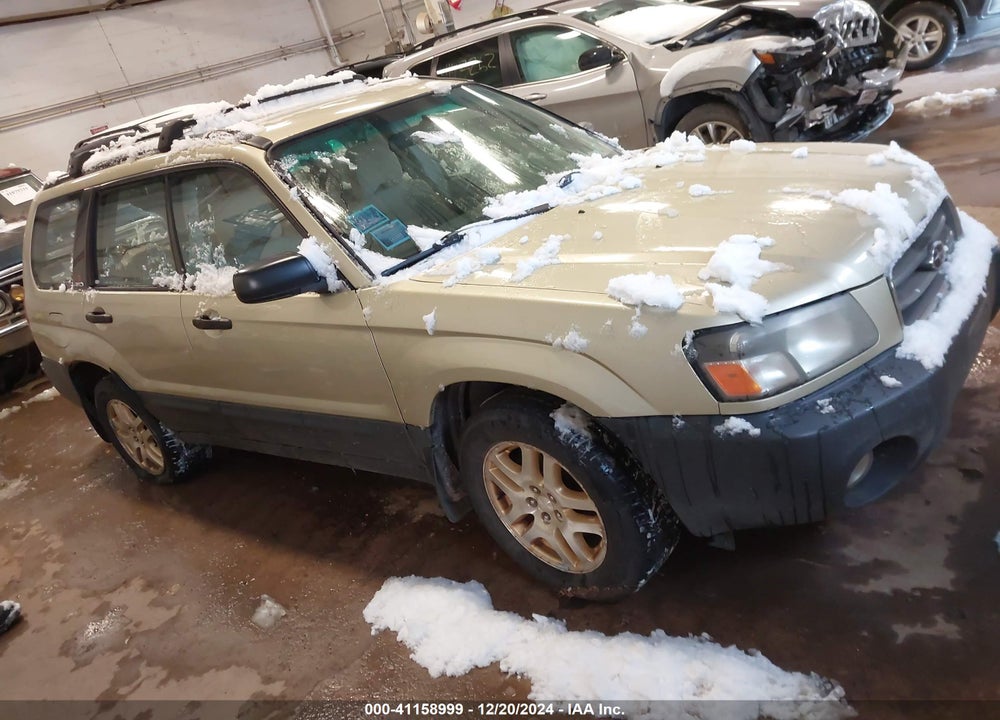 2004 SUBARU FORESTER 2.5X VIN: JF1SG63634G708284