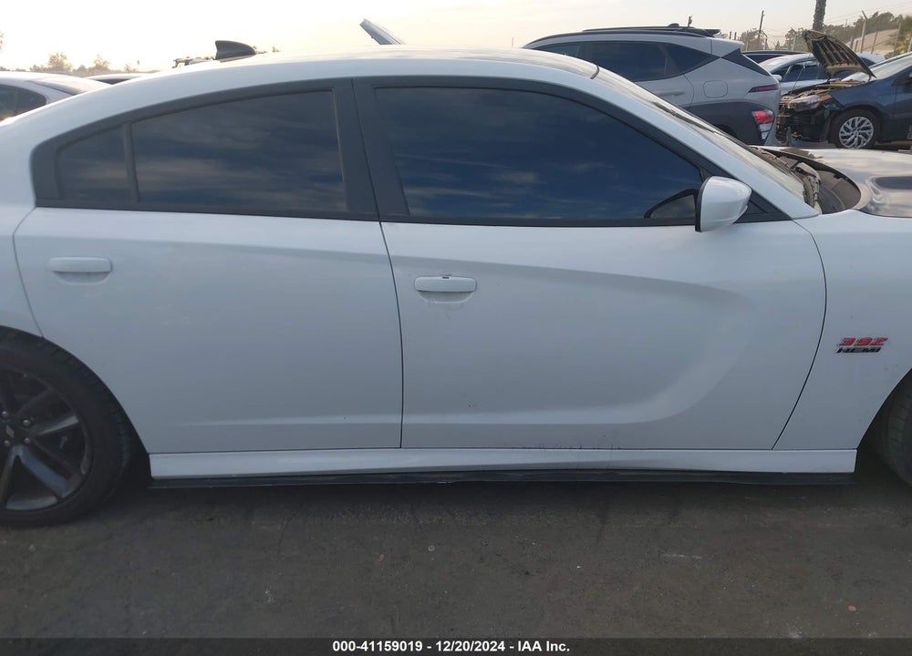 2019 DODGE CHARGER SCAT PACK RWD VIN: 2C3CDXGJ9KH716309