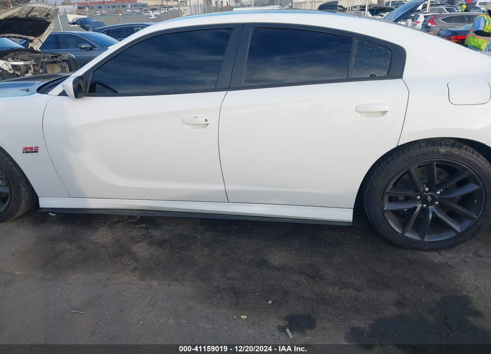 2019 DODGE CHARGER SCAT PACK RWD VIN: 2C3CDXGJ9KH716309