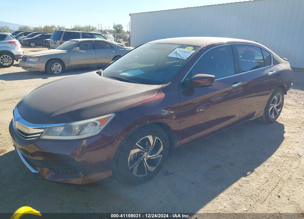 2016 HONDA ACCORD VIN: 1HGCR2F38GA156017