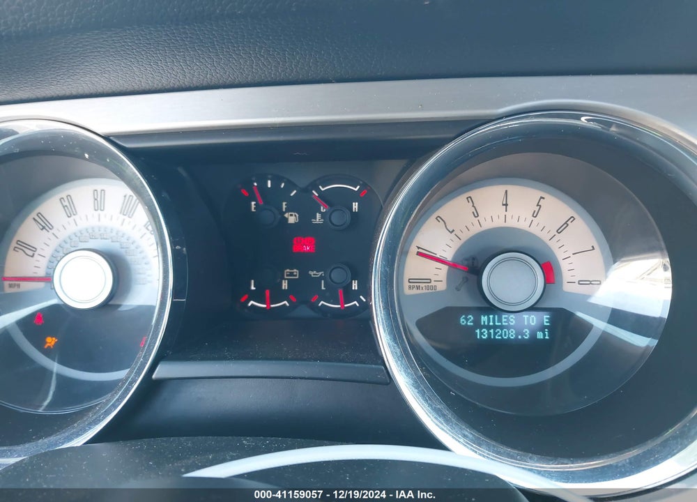 2012 FORD MUSTANG V6 PREMIUM VIN: 1ZVBP8AM8C5247677
