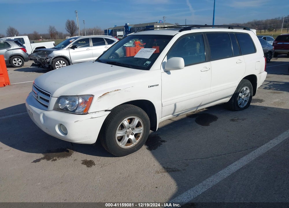 2003 TOYOTA HIGHLANDER LIMITED V6 VIN: JTEGF21A230120866