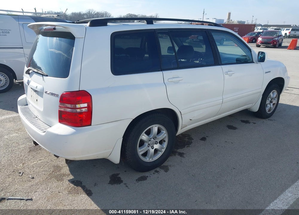 2003 TOYOTA HIGHLANDER LIMITED V6 VIN: JTEGF21A230120866