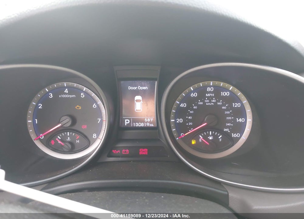 2013 HYUNDAI SANTA FE GLS VIN: KM8SM4HFXDU015001