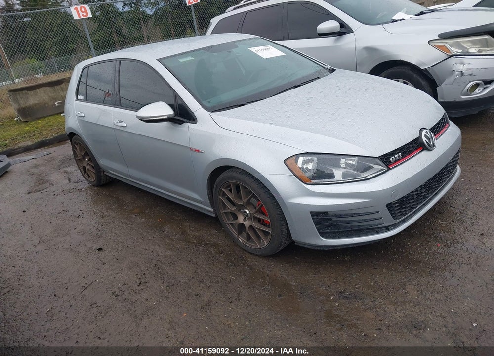 2017 VOLKSWAGEN GOLF GTI AUTOBAHN 4-DOOR/S 4-DOOR/SE 4-DOOR/SPORT 4-DOOR VIN: 3VW4T7AU5HM073406