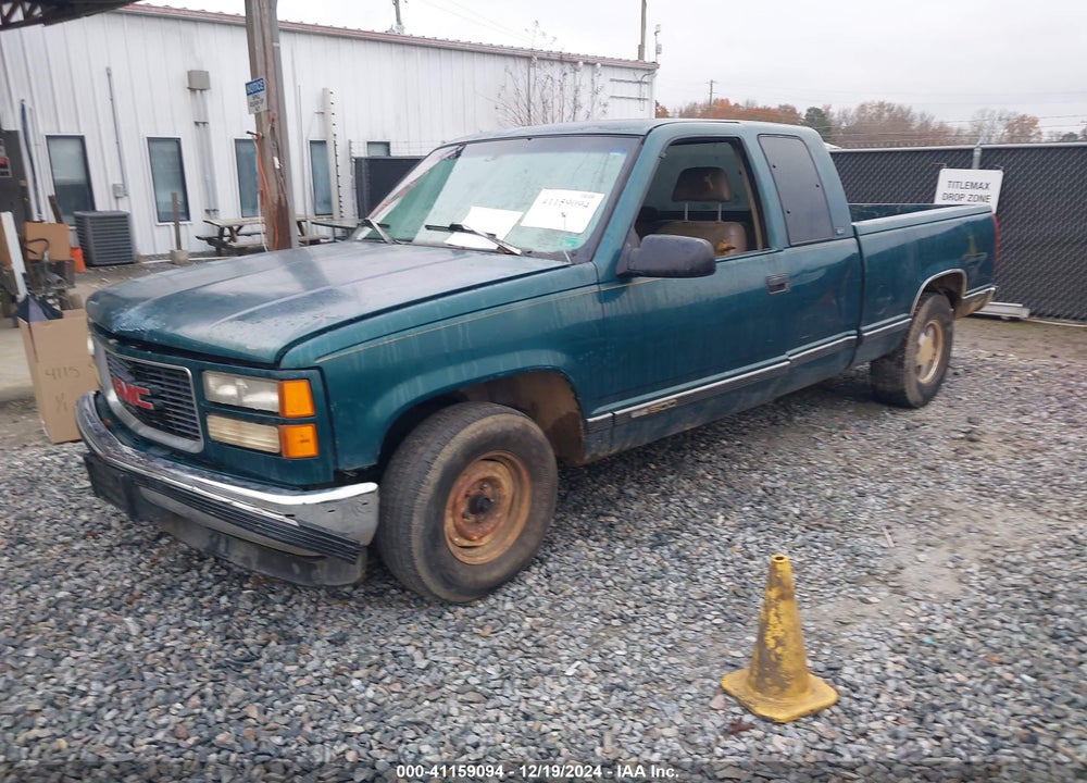 1997 GMC SIERRA 1500 SL WIDESIDE VIN: 2GTEC19R7V1528716