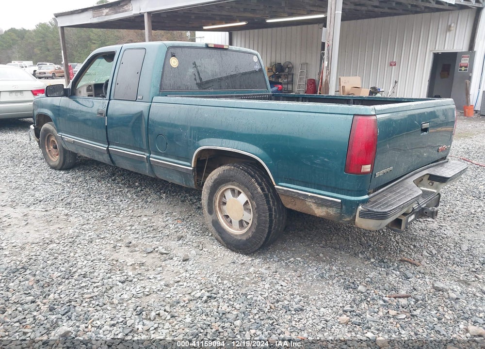 1997 GMC SIERRA 1500 SL WIDESIDE VIN: 2GTEC19R7V1528716