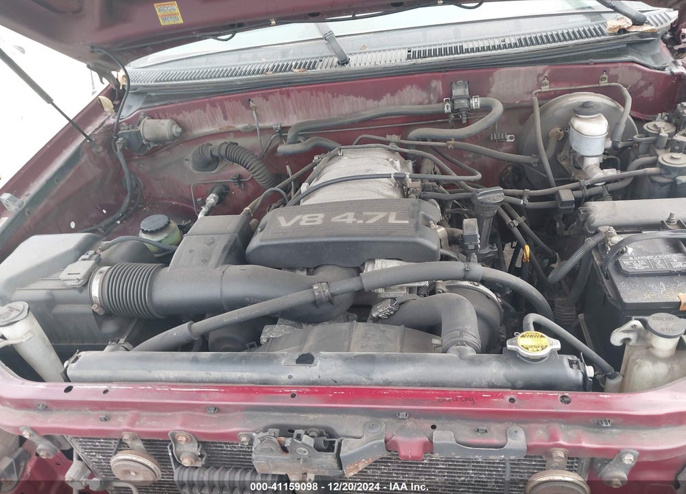 2000 TOYOTA TUNDRA SR5 V8 VIN: 5TBRT3412YS030606