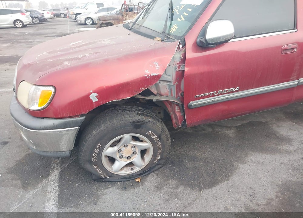 2000 TOYOTA TUNDRA SR5 V8 VIN: 5TBRT3412YS030606