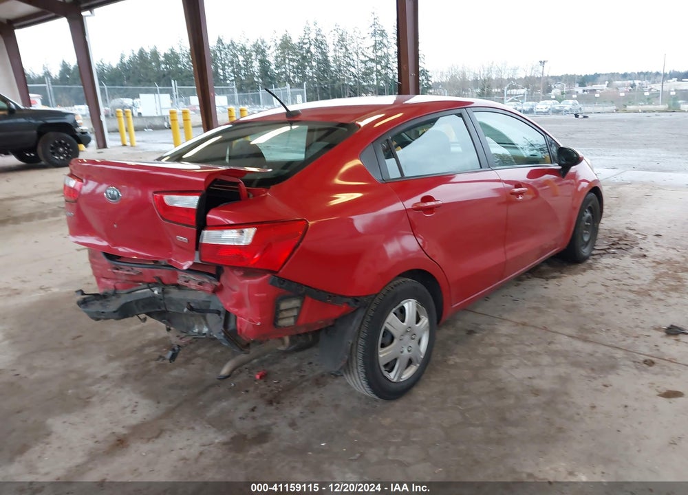 2013 KIA RIO VIN: KNADM4A37D6097672