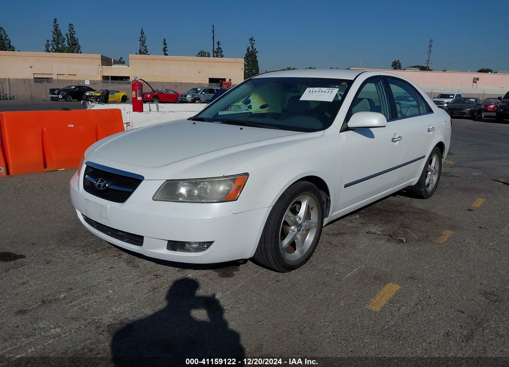 2008 HYUNDAI SONATA LIMITED/SE VIN: 5NPEU46C98H306602