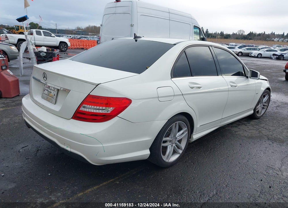2012 MERCEDES-BENZ C 250 LUXURY/SPORT VIN: WDDGF4HB2CR211796