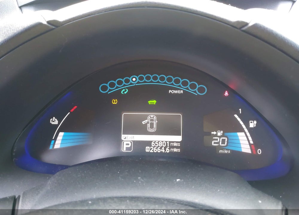 2013 NISSAN LEAF S VIN: 1N4AZ0CP3DC400177