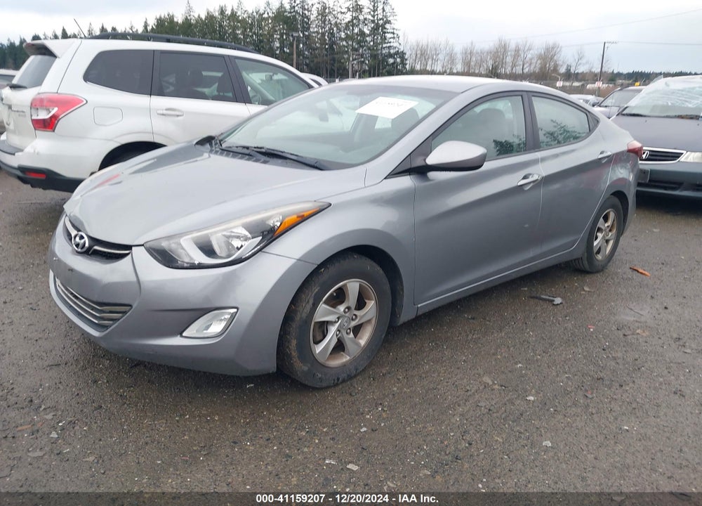 2014 HYUNDAI ELANTRA VIN: KMHDH4AE2EU207576