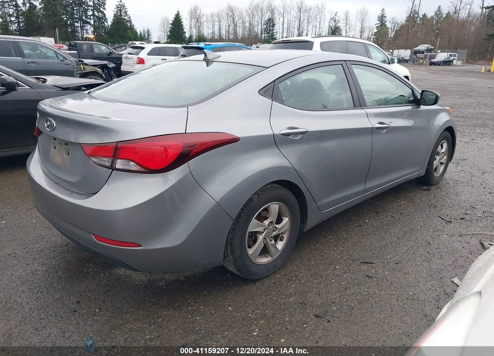 2014 HYUNDAI ELANTRA VIN: KMHDH4AE2EU207576