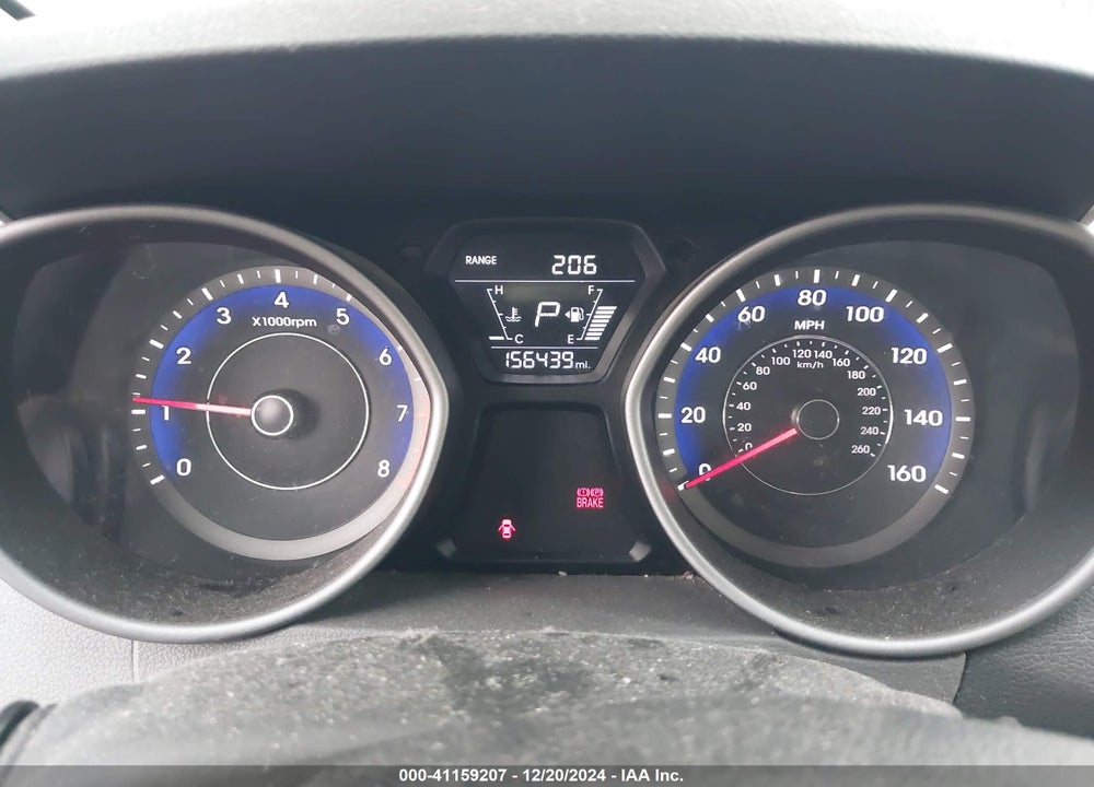 2014 HYUNDAI ELANTRA VIN: KMHDH4AE2EU207576