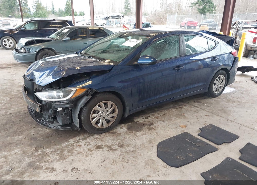 2018 HYUNDAI ELANTRA SE VIN: 5NPD74LF3JH267075