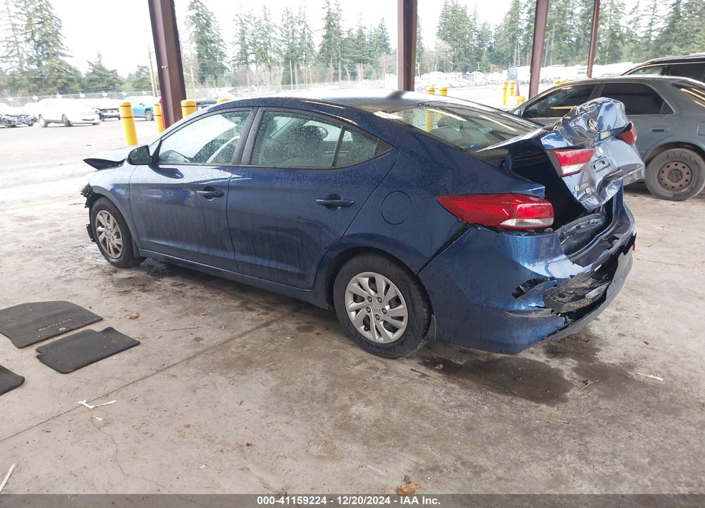 2018 HYUNDAI ELANTRA SE VIN: 5NPD74LF3JH267075