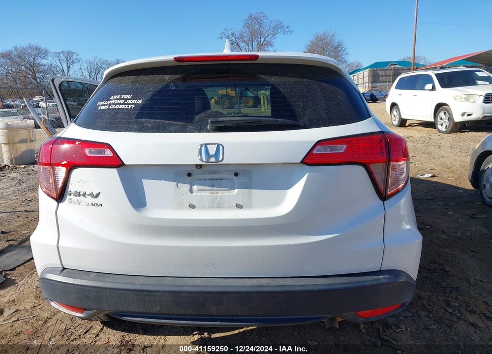 2016 HONDA HR-V LX VIN: 3CZRU5H38GM752201