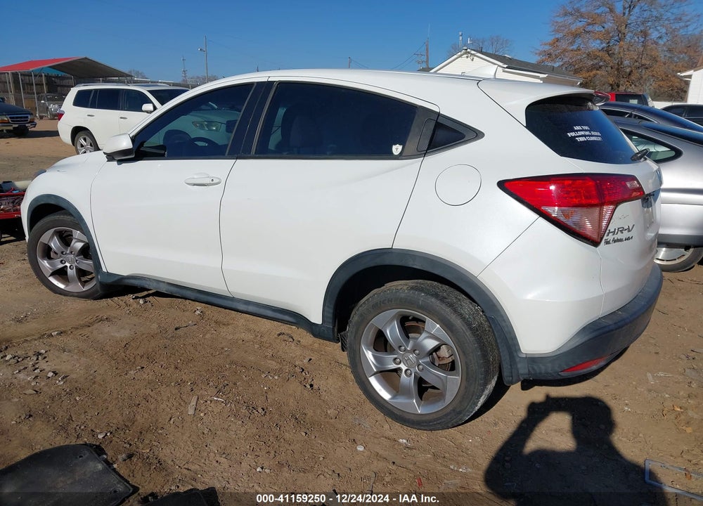 2016 HONDA HR-V LX VIN: 3CZRU5H38GM752201