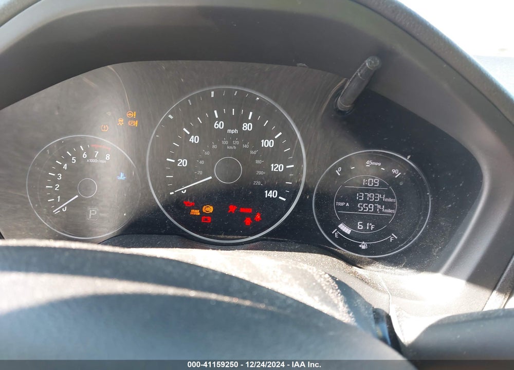2016 HONDA HR-V LX VIN: 3CZRU5H38GM752201